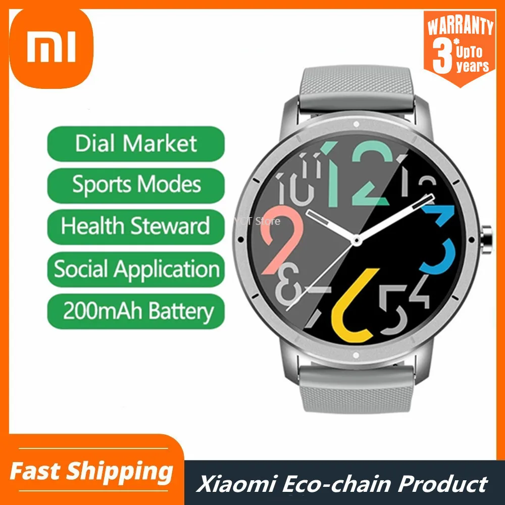

Xiaomi Smart Watch Men Women IP68 Waterproof Fitness Band Heart Rate Sleep Monitor SmartWatch Android IOS