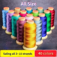 369121518 strands hand woven threads string beaded ropes tassel cords for exquisite bracelet necklace jade pendant lanyards