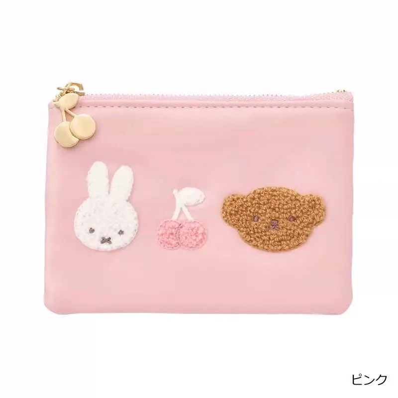 Kawaii Miffy мультфильм милый узор вышивки портмоне сумка для салфеток маленькая