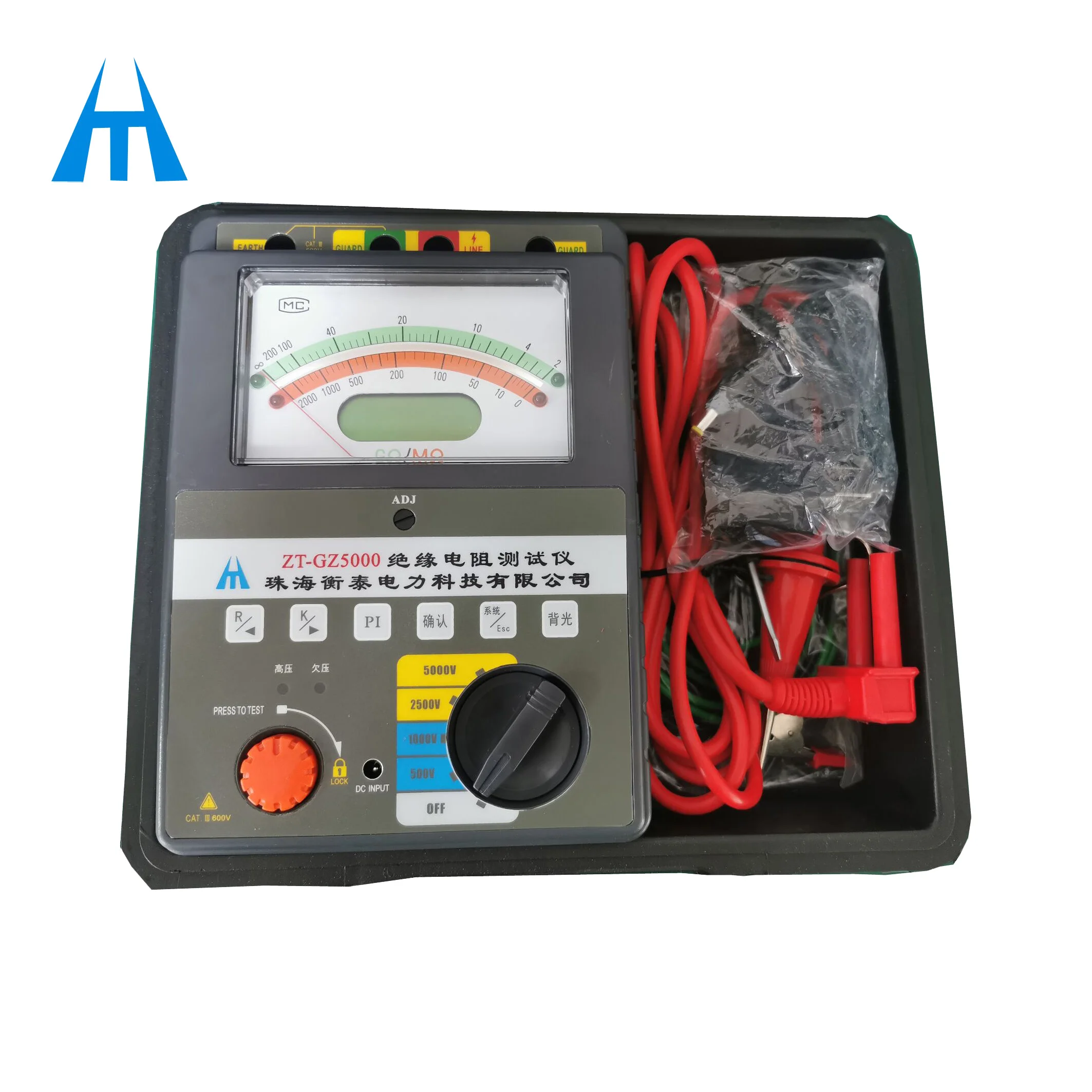 

ZT-GZ5000 Insulation Resistance Tester