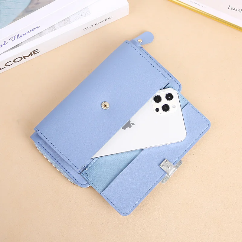 2023 New Cross-border Lady's Wallet Korean version of large-capacity multi-function shoulder bag with long clutch bag and coin p