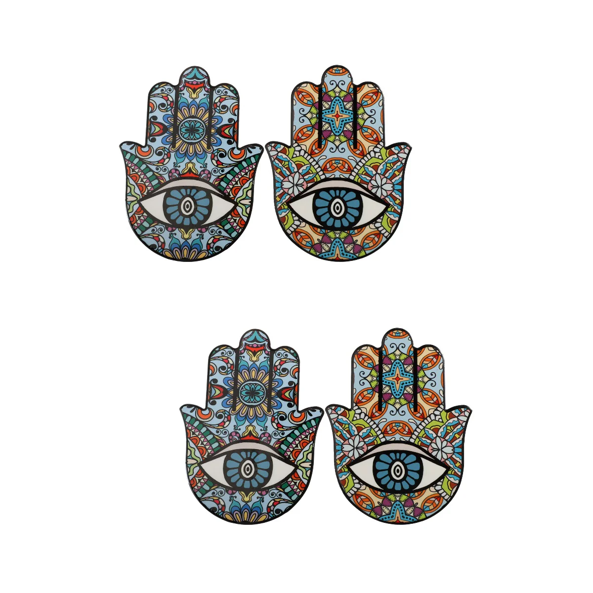 

Hand Decor Fatima Hamsa Eye Home Evil Bluedesktop Shui Hanging Wall Sculpture Feng Statue Figure Adornment Cup Cushion Adorn