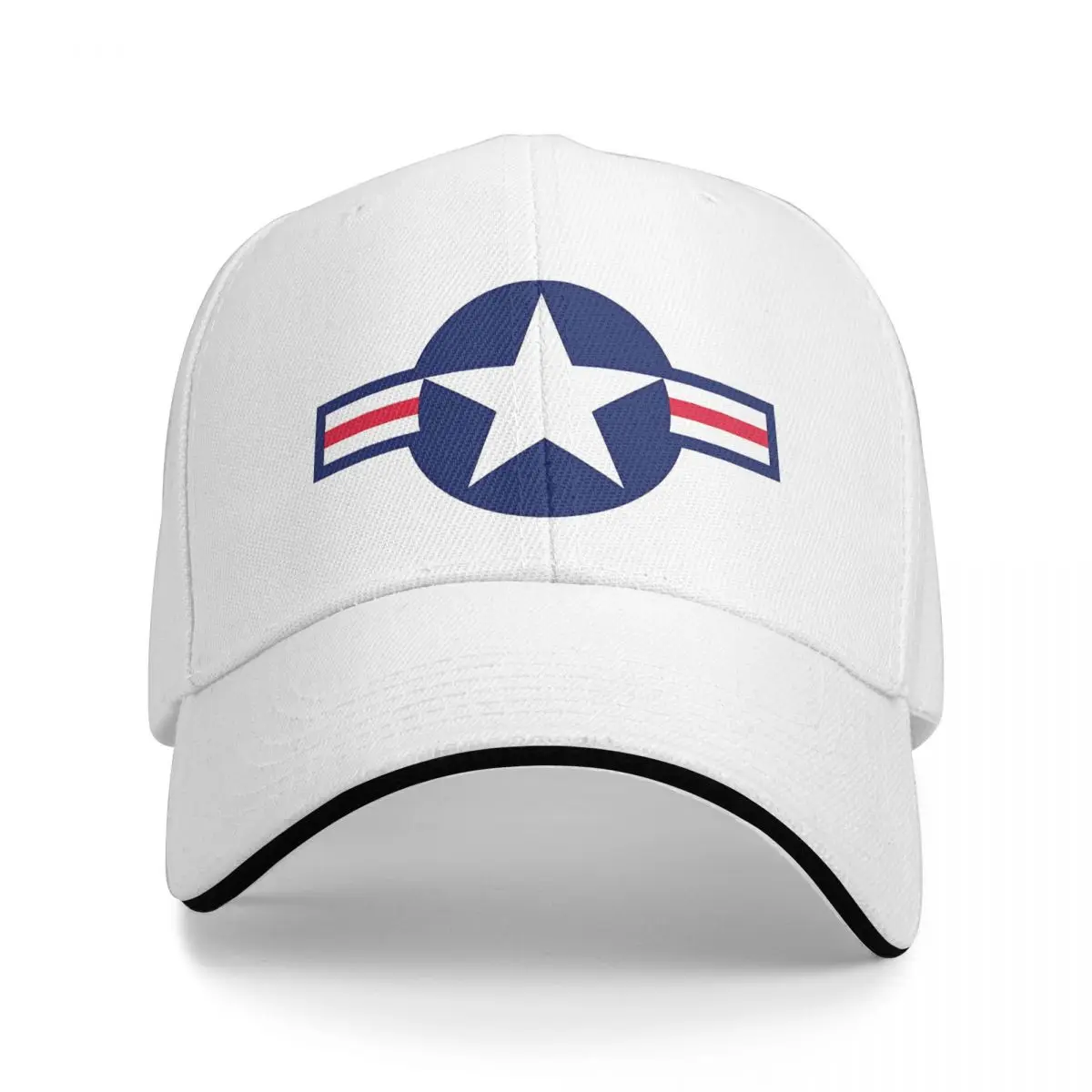 

Roundel Of The United States Air Force Washed Men's Baseball Cap Windproof Trucker Snapback Caps Dad Hat Golf Hats