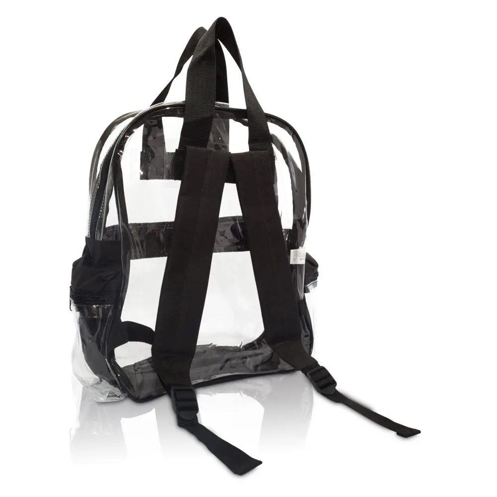 Small Clear Backpack Transparent PVC Security School Bag