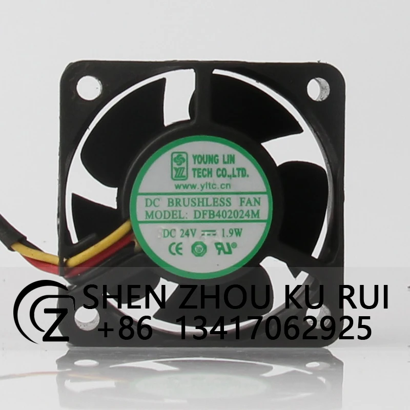 DFB402024M чехол вентилятор для Yonglin 12V 48V DC24V 1,9 W EC AC 40x40x20mm 4020 4CM инверторный серверный центробежный вытяжной вентилятор охлаждения