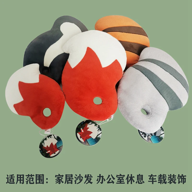 Подушка с хвостом животного плюшевая кукольная подушка креативный дизайн милое