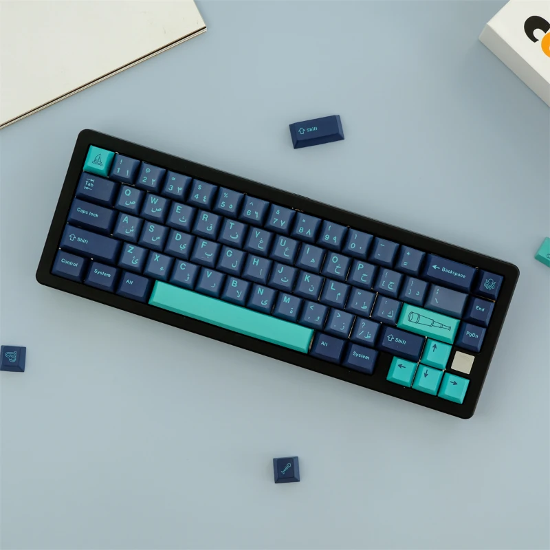 GMK Арабский морской колпачок для ключей 129 клавиш PBT Cherry Profile Термосублимационная