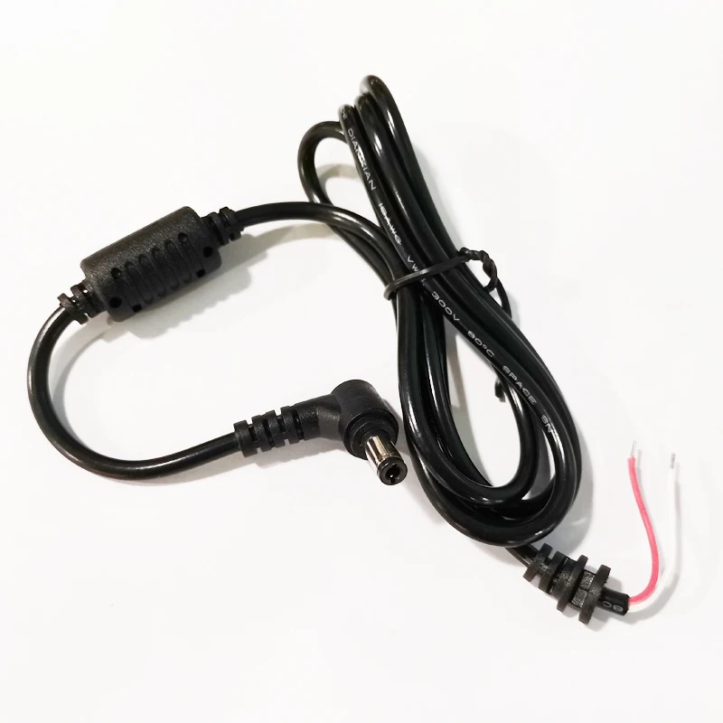 NCHTEK 90 градусов угловой DC 5,5x2,5 мм штекер с магнитным кольцевым фильтром Соединительный кабель для ноутбука/1 шт.