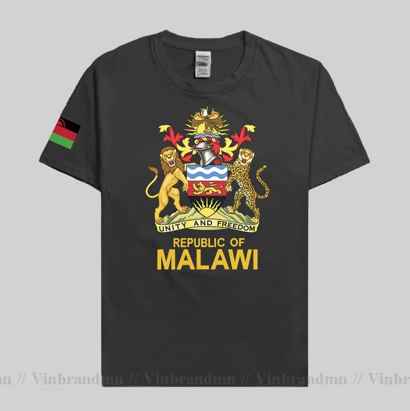 Malawi T shirt Fashion Classic Jerseys Nation Team 100% Cotton T-shirts Clothing Tees Country Sporting Nyasaland Malawian MW MWI