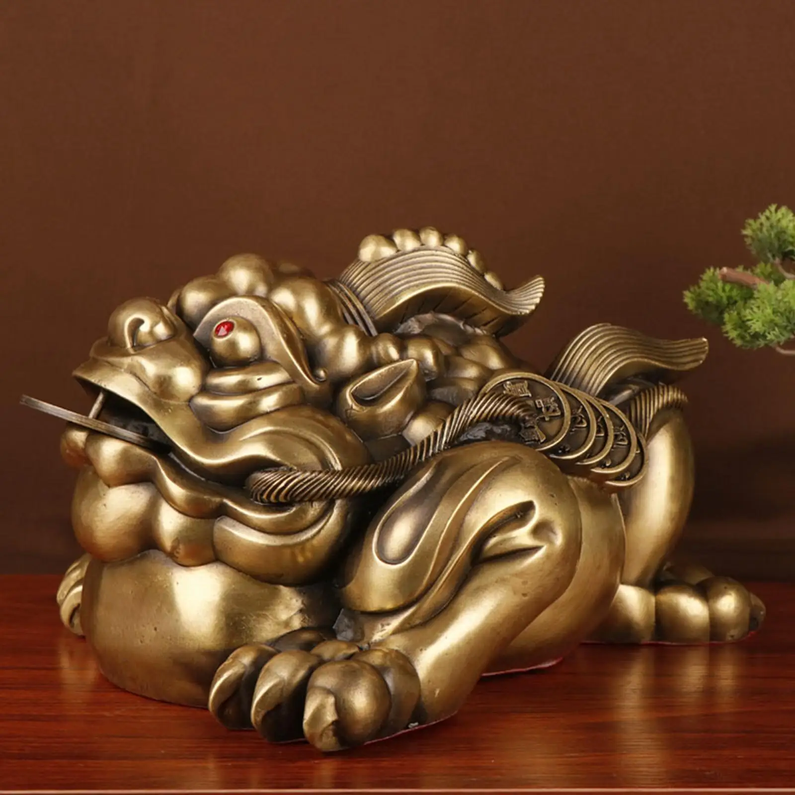 

Статуя лягушки декоративная Древняя китайская фэн-шуй Статуя богатства лягушка для украшения приборной панели автомобиля