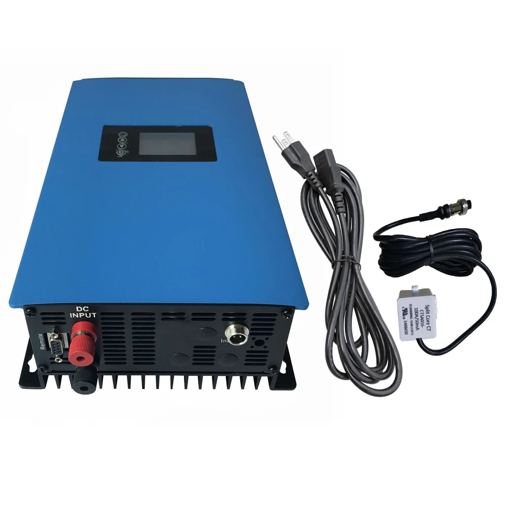 

1000W Lcd solar grid tie inverter,mppt pure sine wave with limiter function AC110V/ 230V battery discharge power