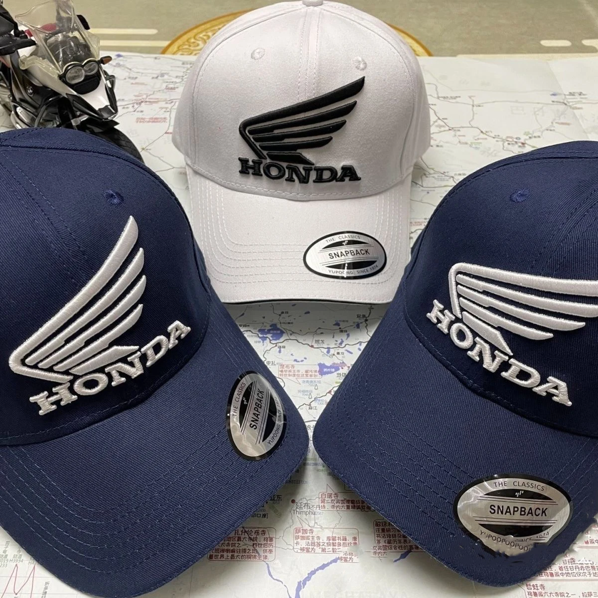 

The latest official flagship store free shipping Hondas baseball cap outdoor embroidery peaked cap racing sports hat men's cap