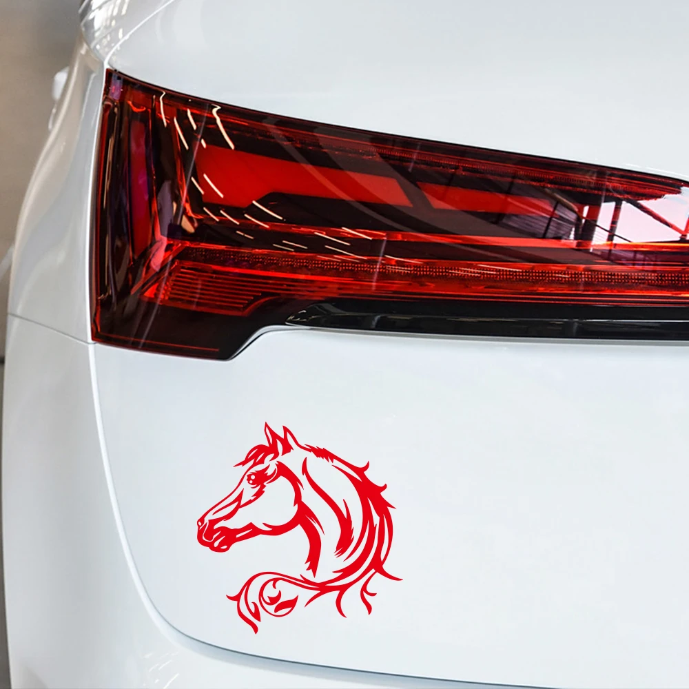 Наклейка в виде головы лошади декоративная наклейка для автомобиля мотоцикла