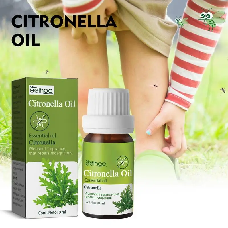 

10ML Mosquito Repellent Citronella Essential Oil Diffuser Pure Natural Citronella Essential Oils Mint Lemon Citronella Tea Tree