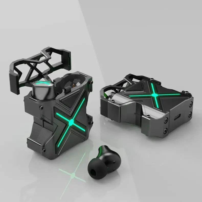 

New Tws Bluetooth-compatible Games Earphones In-ear Noise Canceling Mechanical Style Wireless Music Gaming Headphones K89