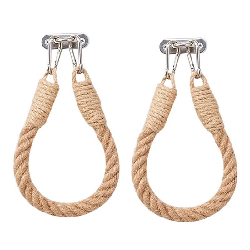 

HOT SALE 2X Nautical Rope Toilet Paper Holder Antique Industrial Wall-Mounted Towel Rack Bathroom Toilet Decoration