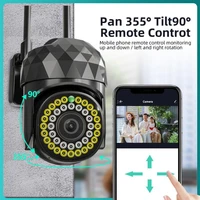 2mp wifi ip camera 39led full color night vision hd 1080p panoramic security surveillance camera outdoor ip66 waterproof cam