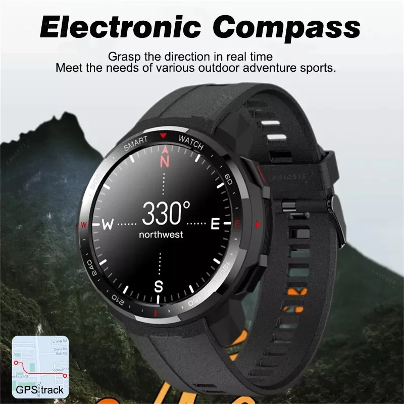 

2022 New Men Smart Watch 8G Memory Bluetooth Call IP67 Waterproof SmartWatch Men GPS Tracking Local Music Watch For Android IOS