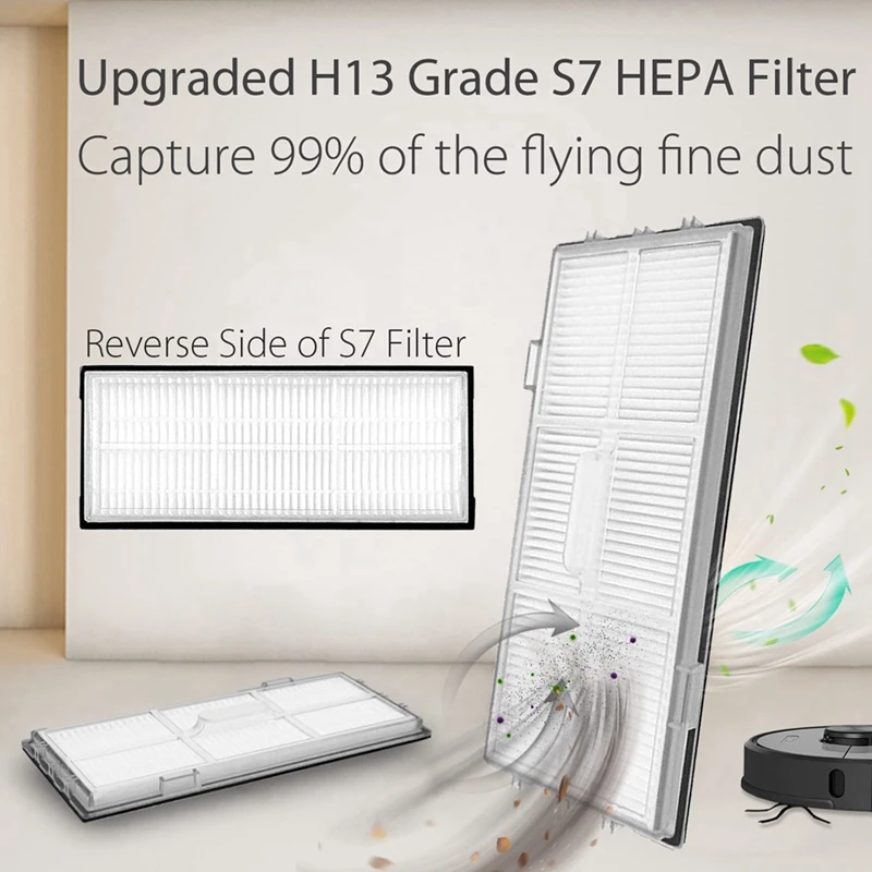Пылесборник + фильтр Hepa для Roborock S7/S70/S75/T7S/T7splus/G10/G10S/G10spro запасные части