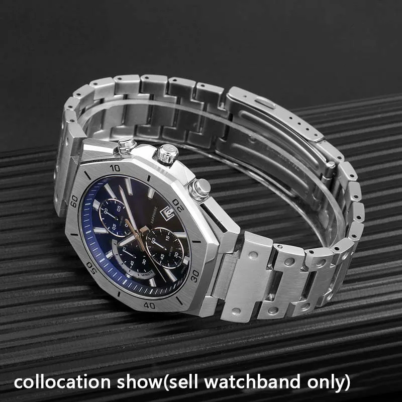 Фото Для Casio Edifice Series GST-B400 EFB-680 CL-7A ECB-10D браслет для часов 14 мм ремешок Лидер продаж твердый металлический ремешок для часов из нержавеющей стали №1