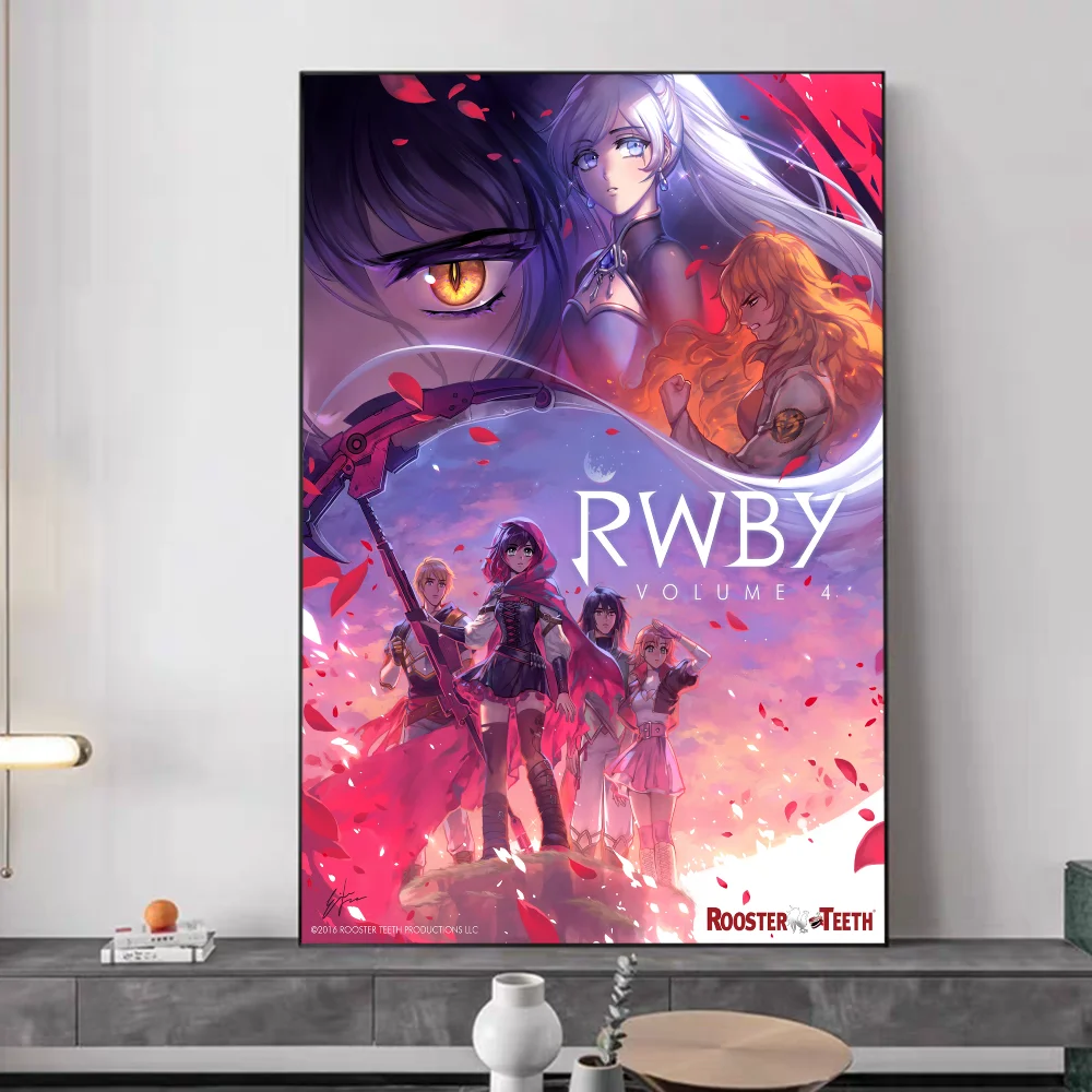Винтажные постеры R-RWBY клейкие винтажные Декорации для комнаты дома бара кафе
