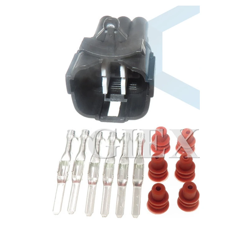 2 комплекта 6 Pin 6188-0209 6189-0368 Автомобильная Водонепроницаемая электропроводка, кабель в сборе переменного тока, герметичные женские и мужские розетки