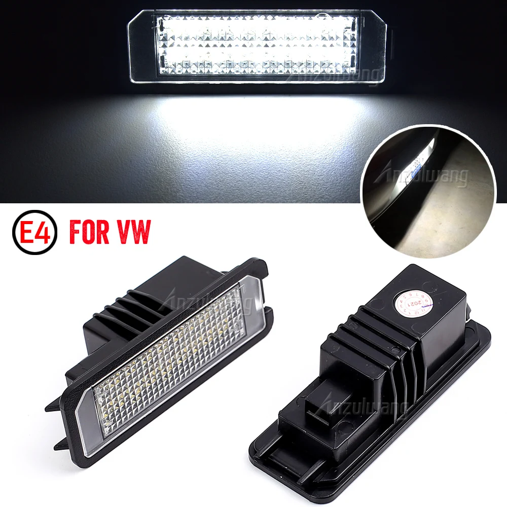 Number License Plate Light Lamp Canbus Error Free For VW Golf GTI Rabbit Passat CC Polo Lupo Beetle Eos Phaeton Scirocco