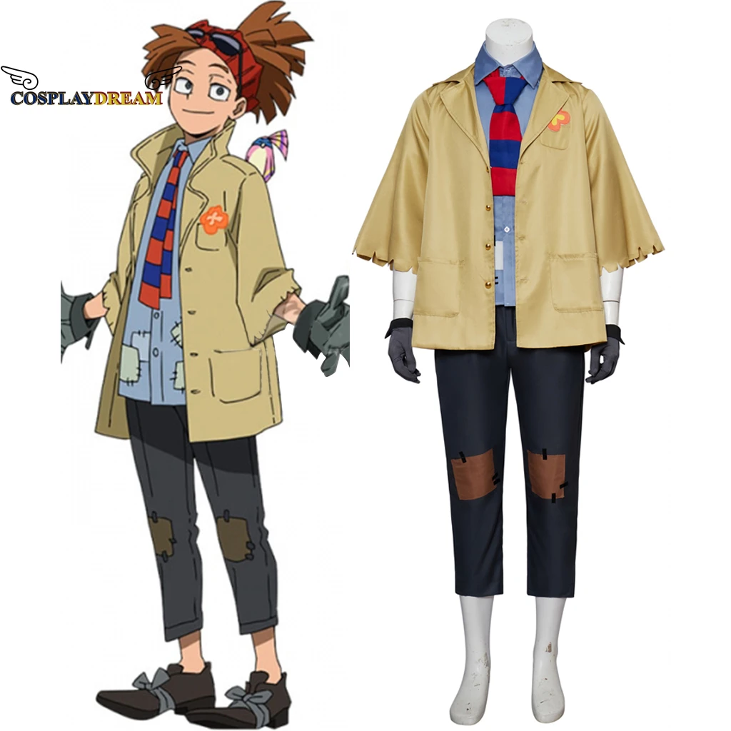 My Hero Academia World Heroes Mission Rody Soul Cosplay Coat Shirt Pants Uniform Set Suit Outfit for Adult Men