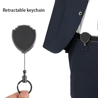 multitools retractable key holder badge anti lost keys cards holder id retractable keychain with belt clip