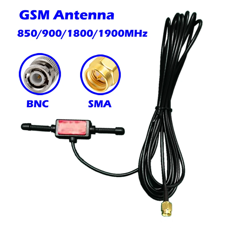 Антенна GSM разъем SMA/BNC клейкая наклейка 3M всенаправленное клейкое крепление 3dBi