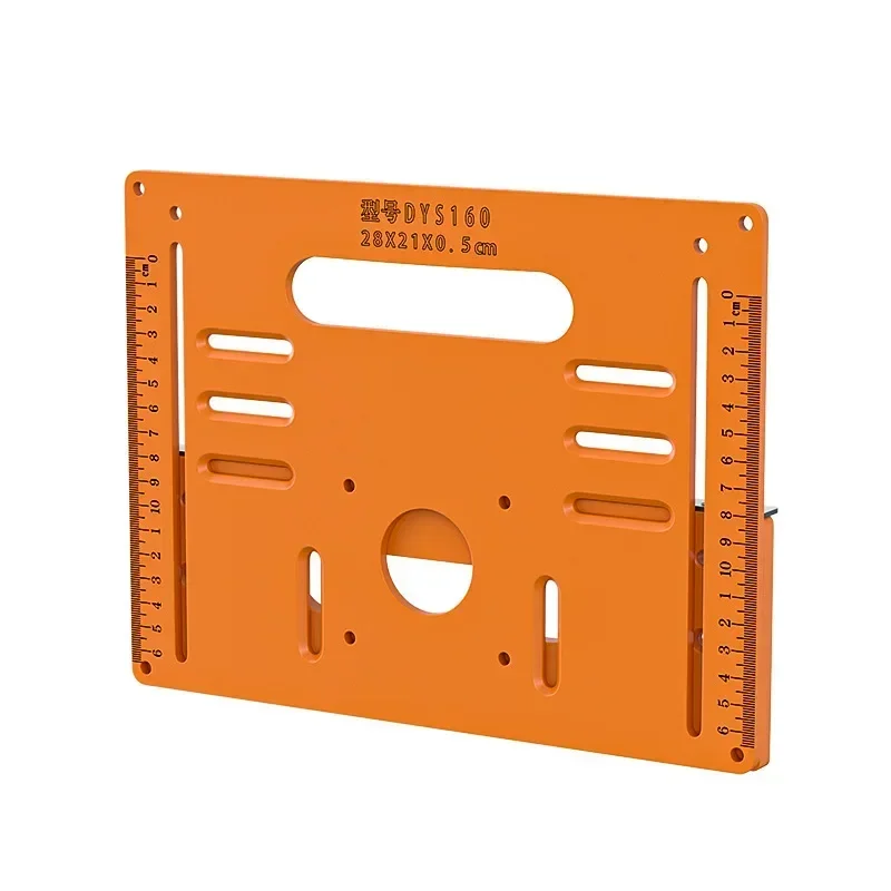 

Основание станка для резки деревообработки Регулируемая Прочная Прецизионная Прочная Можно Сняться на 45 ° Угловая электрическая пила, инструмент для базовой пластины