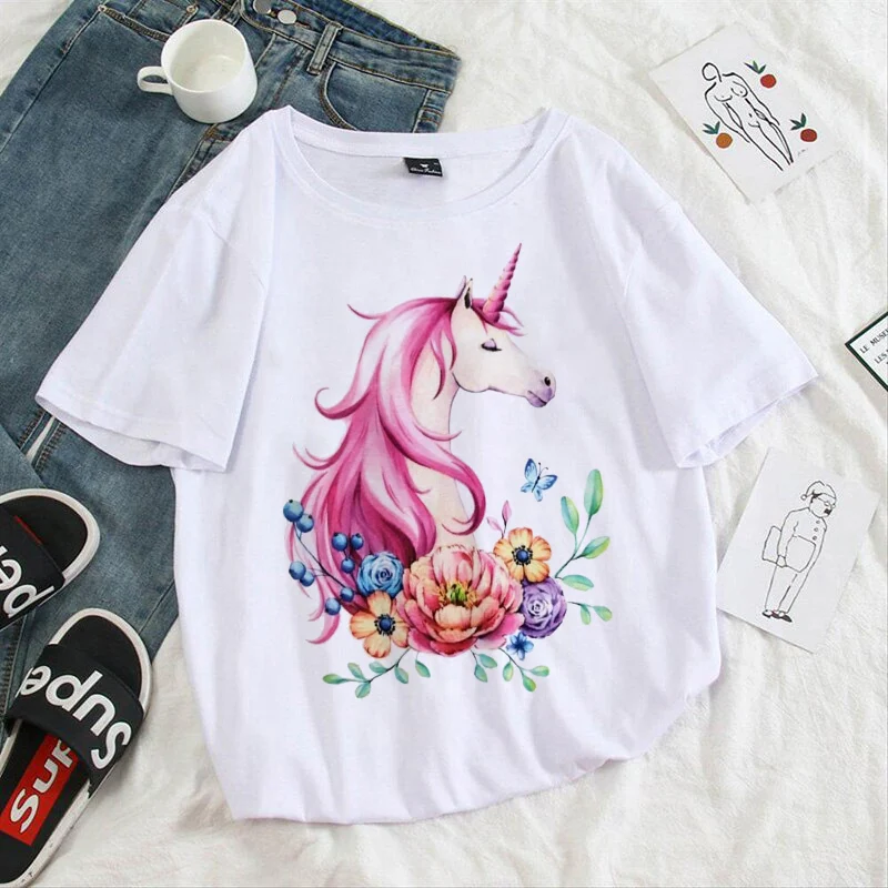 

Женские милые футболки в стиле 90-х с графическим рисунком, футболка с коротким рукавом и принтом, яркие разноцветные футболки из ткани с акв...