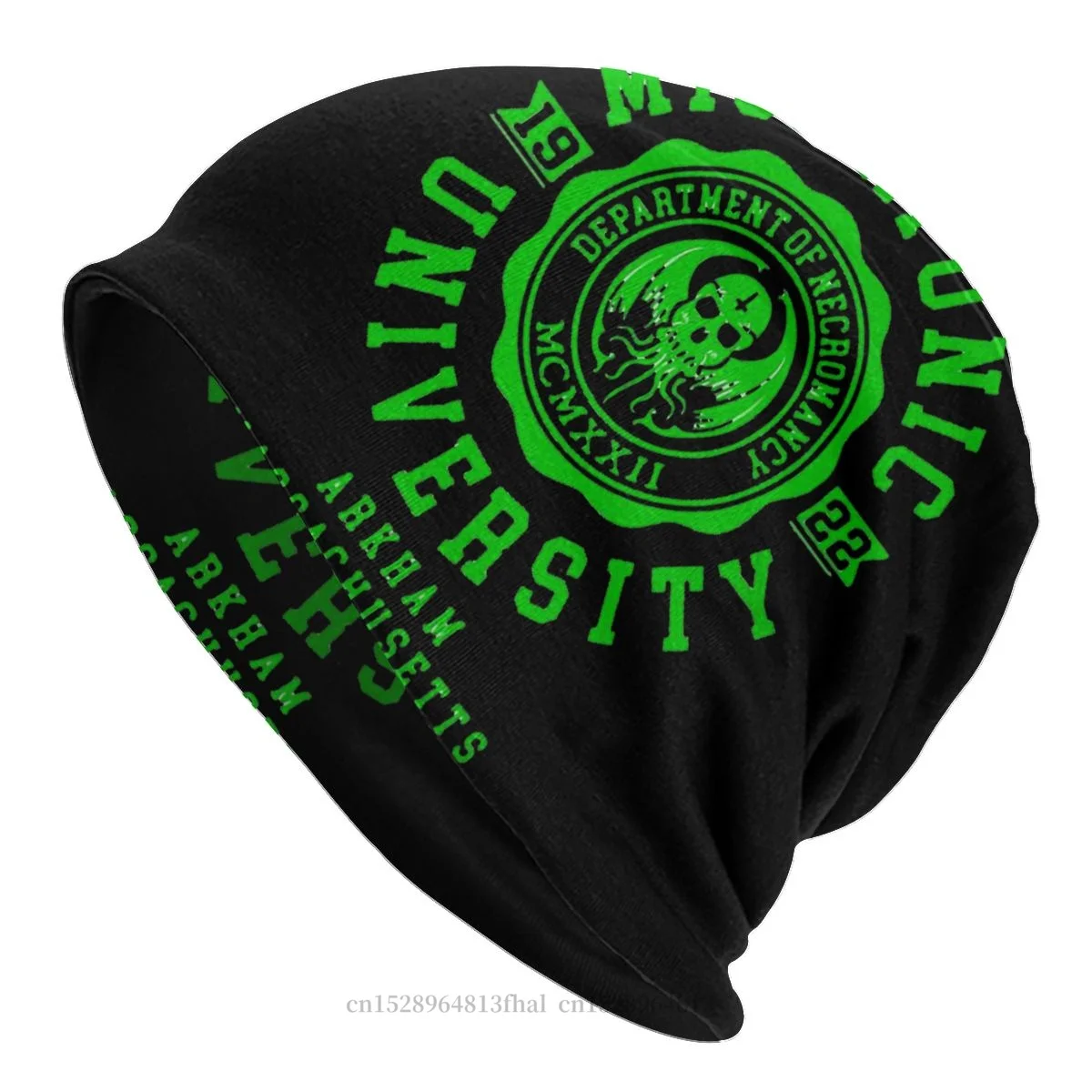 

CTHULHU Fashion Beanie Caps Miskatonic University Arkham Skullies Beanies Ski Caps Cotton Bonnet Hats