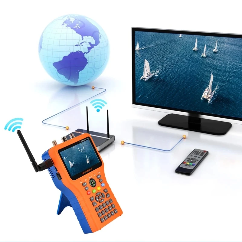 Приемник спутникового ТВ GTMEDIA V8 Finder2/Pro2 с высоким качеством 3 5-дюймовым