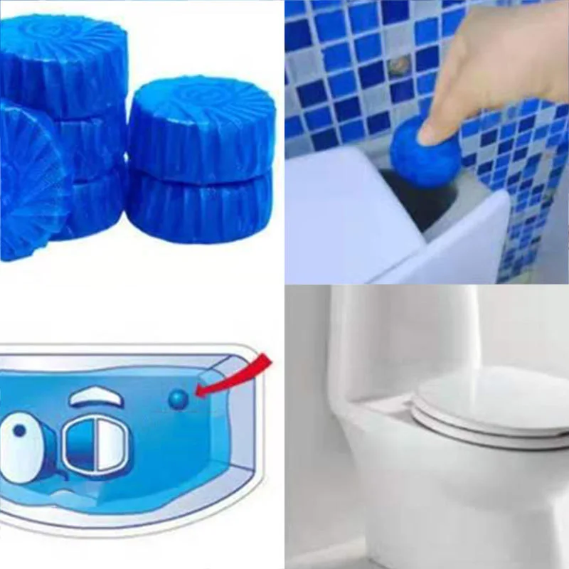 

Automatic Toilet Bowl Cleaner Effervescent Tablet for Toilet Fast Remover Urine Stain Deodorant Yellow Dirt Toilet Cleaning Tool