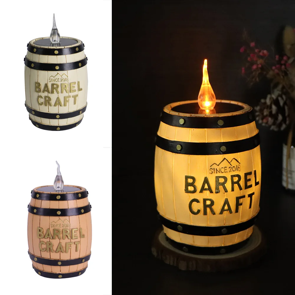 

Светодиодная Электронная свеча, лампы на солнечной батарее, украшение для улицы и сада, креативное моделирование, украшения для дома и улицы