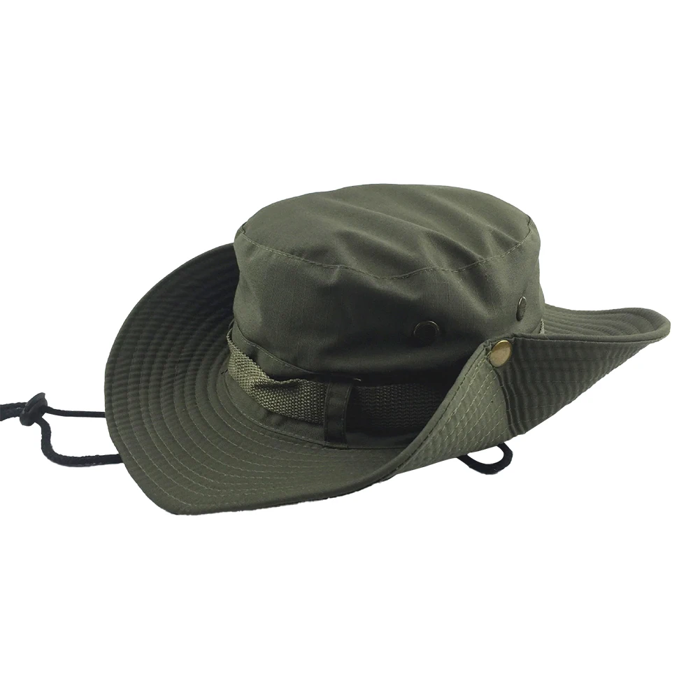 

Women Men Bucket Fishing Hiking Wide Brim Foldable Climbing Summer Bonnie Hat Sun Cap Gift Outdoor With Chin Strap Panama