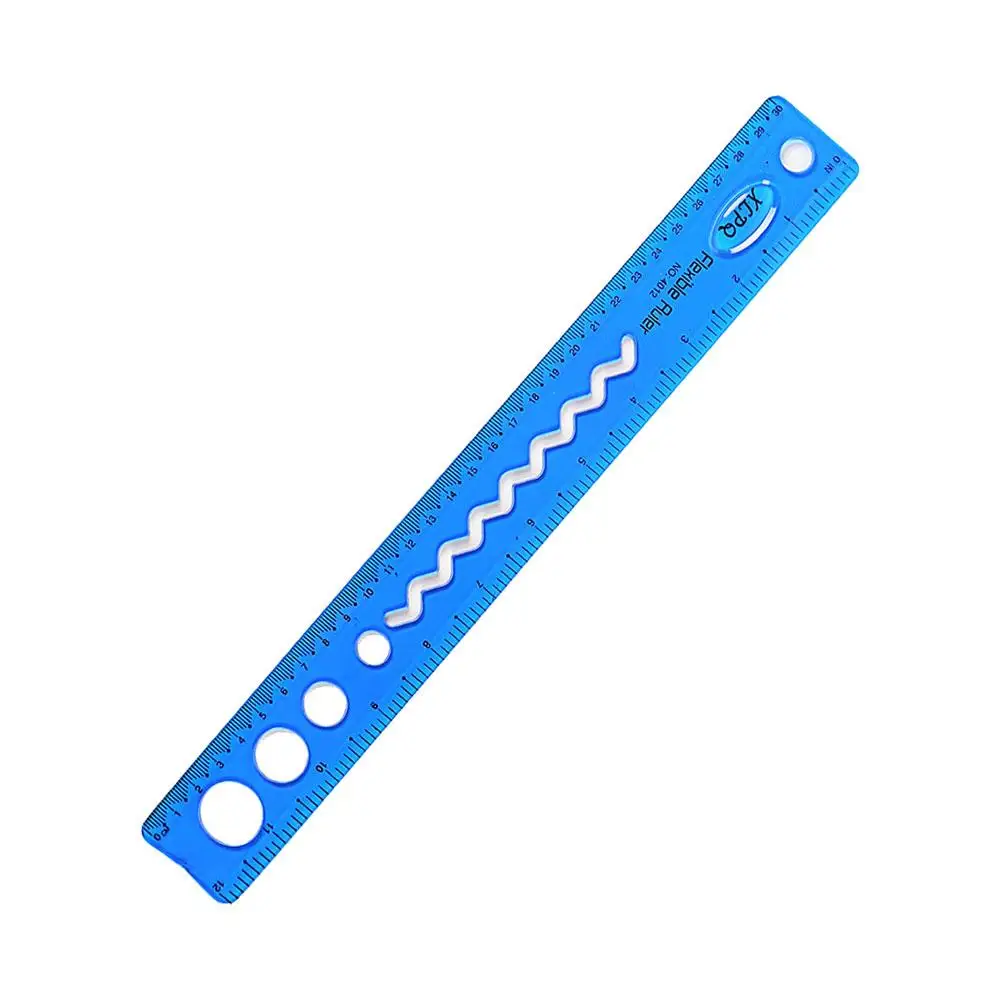 

Пластиковая гибкая линейка 30 см