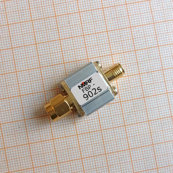 

902(890-915) МГц полосный фильтр для GSM900, полоса пропускания 25 МГц, интерфейс SMA
