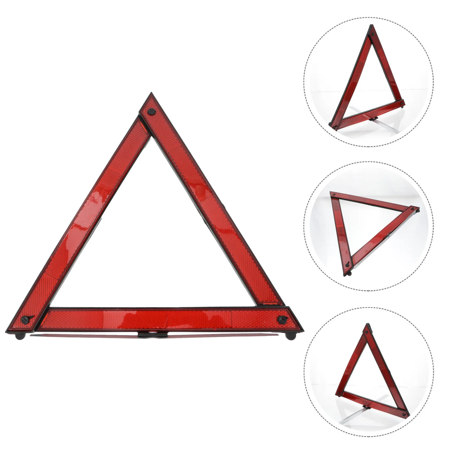 2pcs Car Warning Triangle Auto Safety Triangle Road Safety Tool Warning Sign
