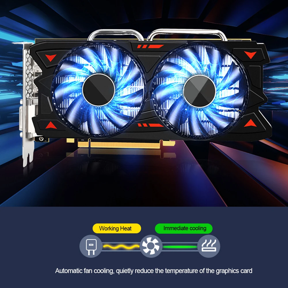 

Видеопроцессор RX580 8G GDDR5, графическая карта для настольного компьютера, 256bit PCI-E 3,0 X16, два вентилятора для ежедневного офиса, просмотр веб-страниц