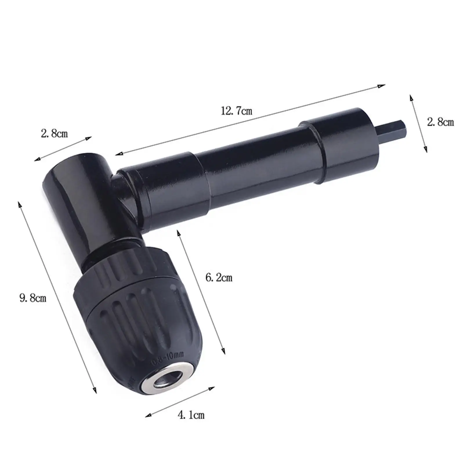 

Portable 90 Degree Right Angle Drill Accessory Drill Extension Attachment Angle Adaptor 90 Degree Chuck Adapter for Architect