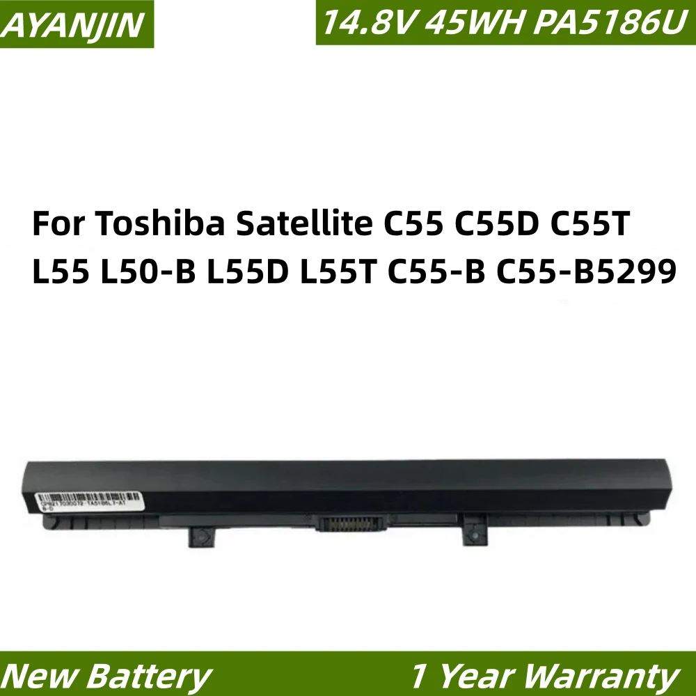 Аккумулятор PA5186U PA5185U 2800 мАч для Toshiba Satellite C55 C55D C55T L55 L50-B L55D L55T