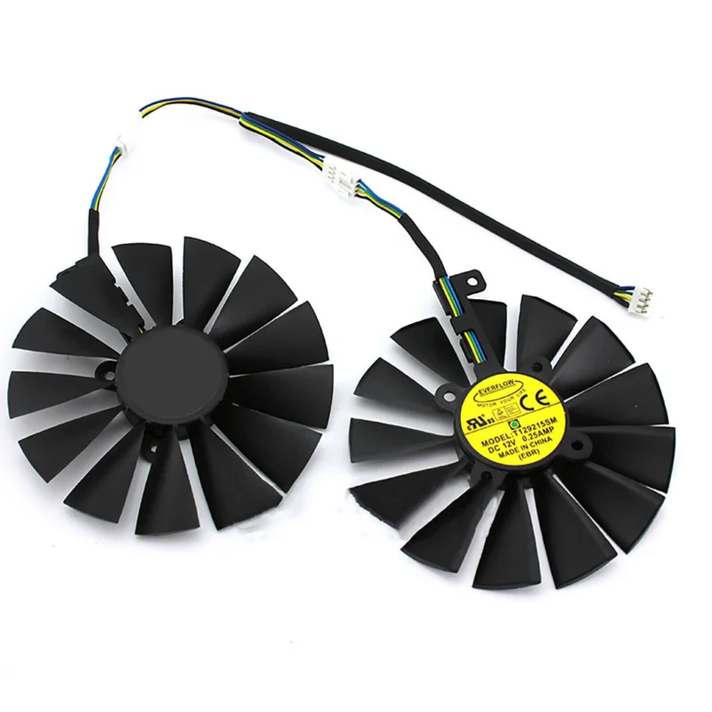 Для ASUS Mining GPU P104-100 4G Вентилятор охлаждения видеокарты Кулер T 129215 СМ ИО