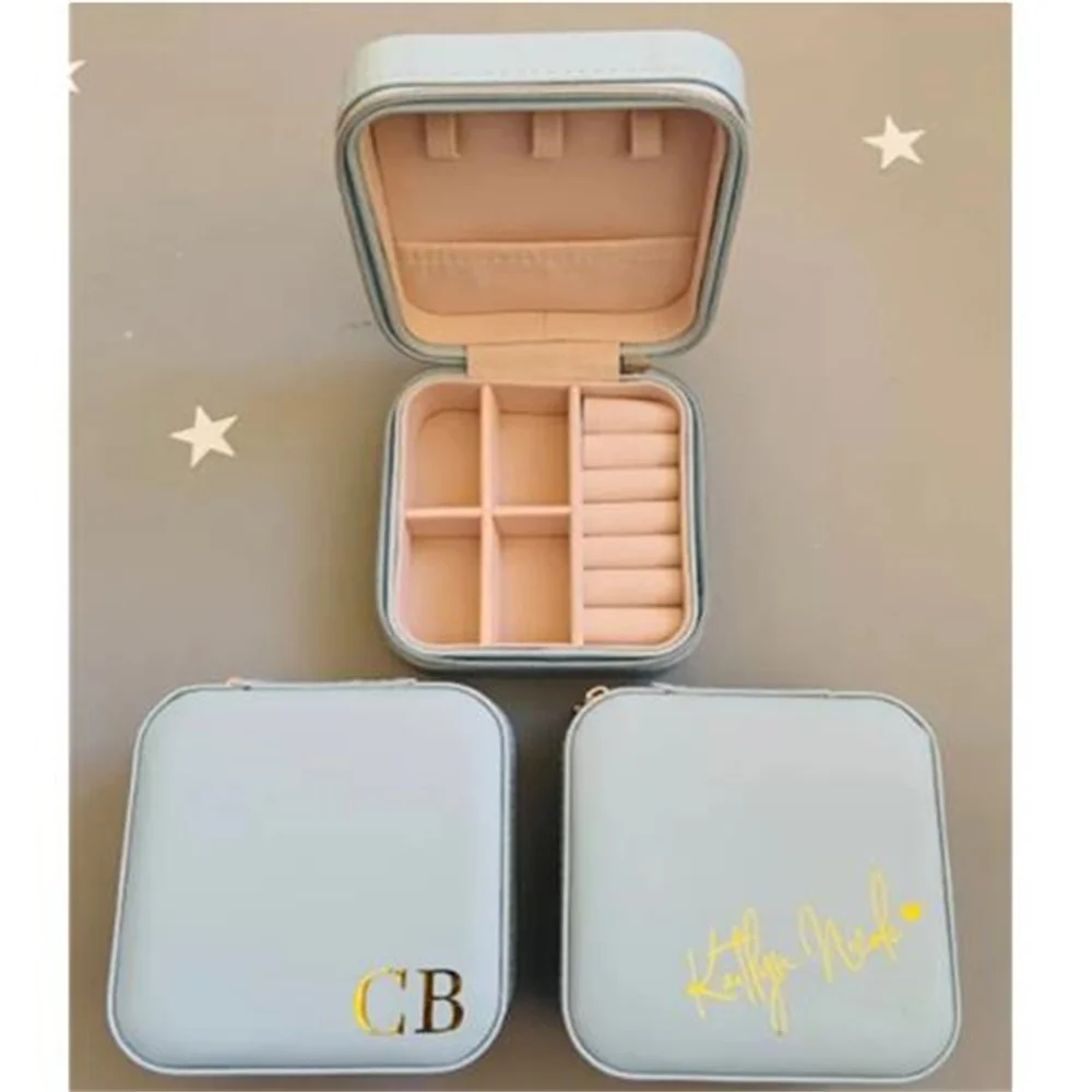 , Proposal Gift Boxes, Honeymoon Gift Elegant Ring Box Travel Jewellery Case Girls Jewelry Organizer Box