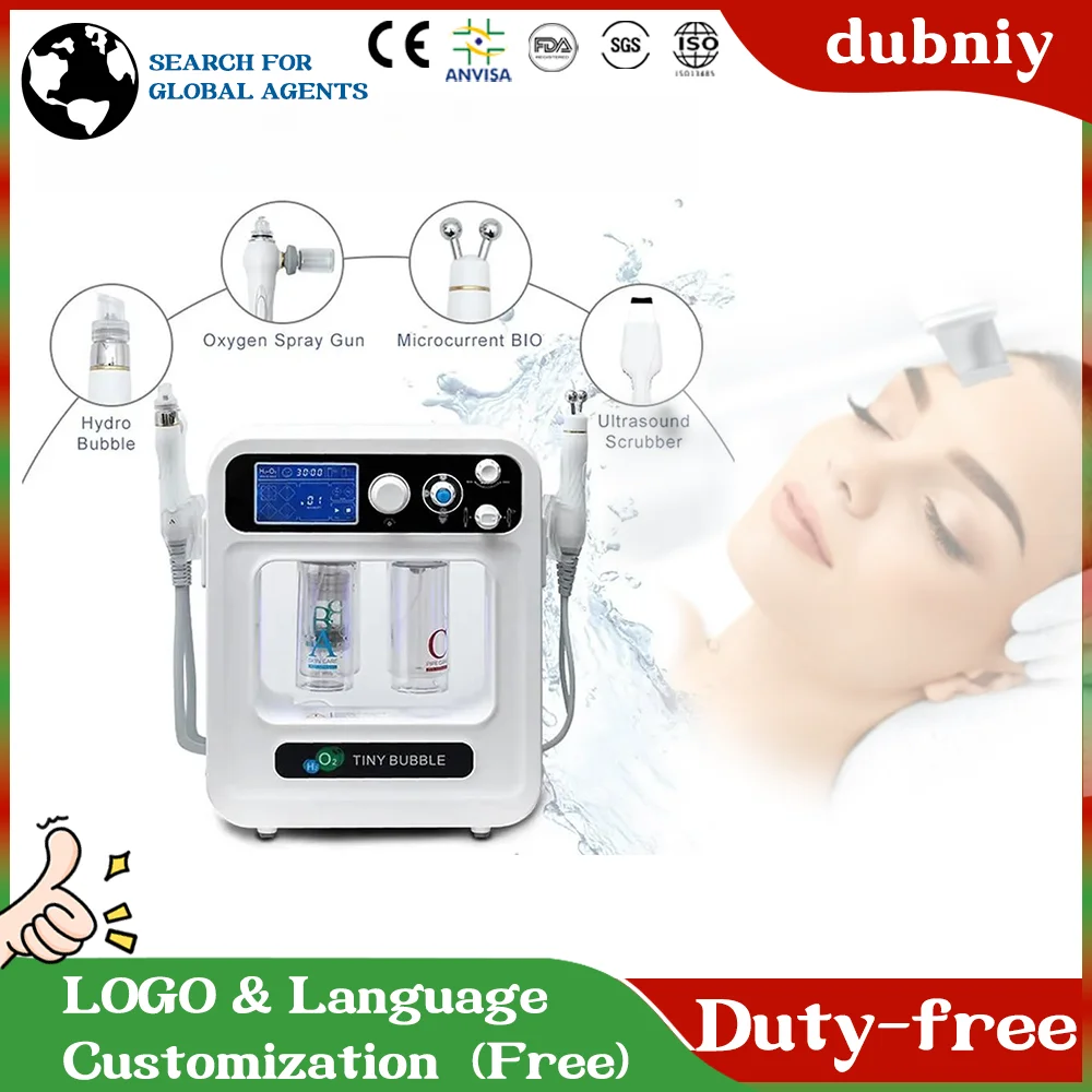 4 в 1 акваструйный пилинг спа кислородный инфузион красота лица подтяжка кожи