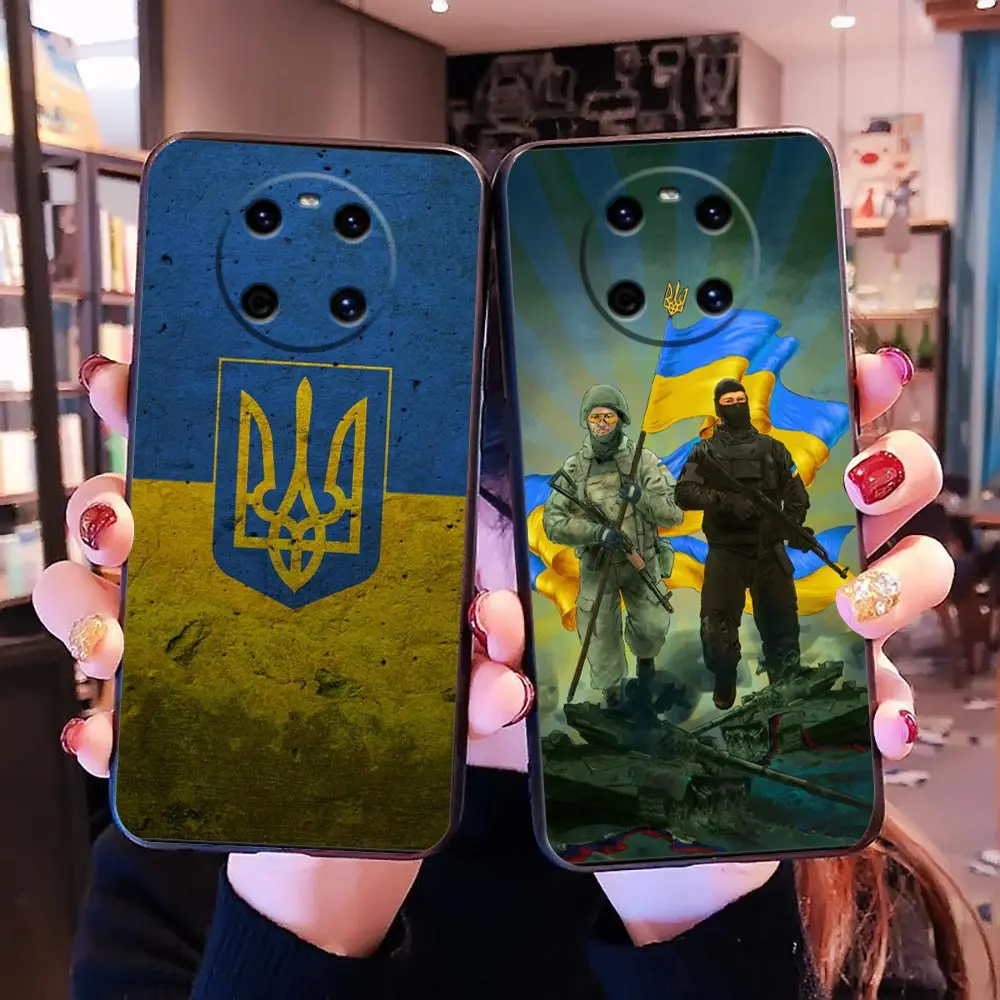 

Phone Case For HUAWEI P50 P40 P30 P20 P10 P9 P8 Plus MATE 30 20 20X 10 9 8 Pro Lite Case Funda Coque Shell Cover Flag Of Ukraine