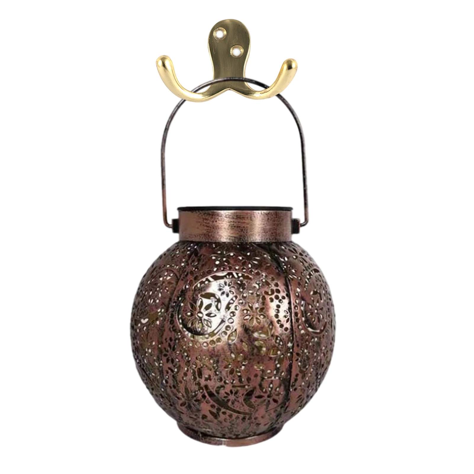 

Outdoor Solar Hanging Lantern Lights Decorative Solar Lantern Waterproof Decorative Solar Light With Hollowed-Out Design For