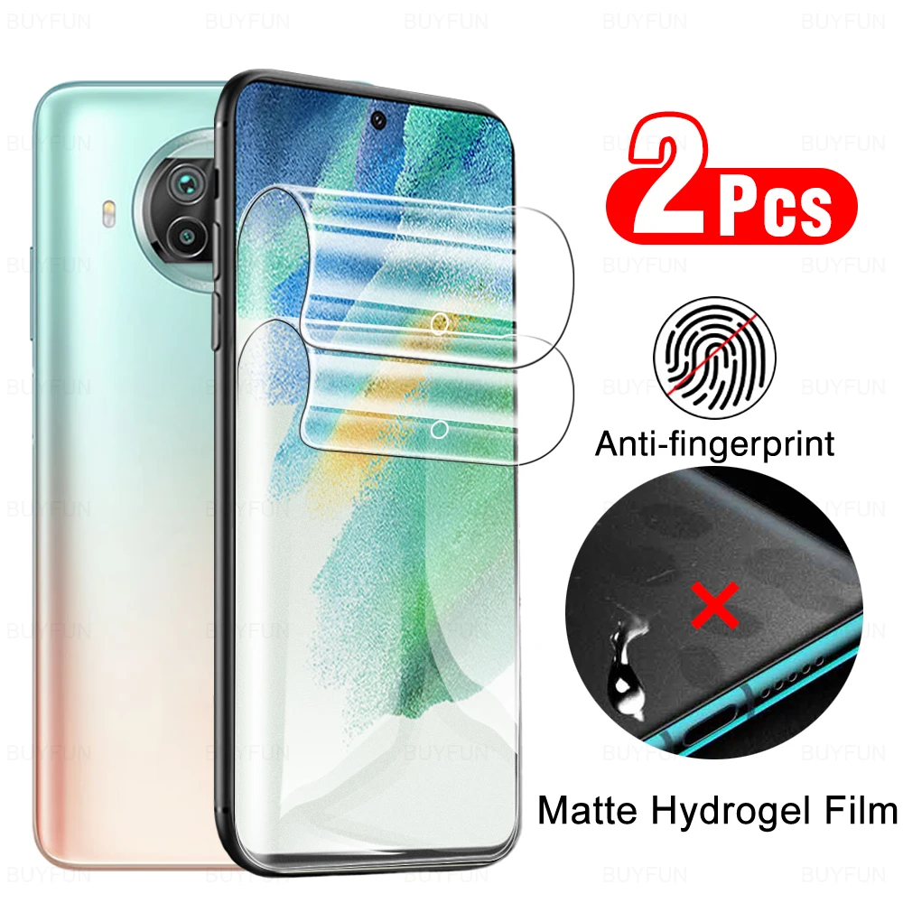 2PCS Hydrogel Matte Film For Samsung Galaxy S21 Ultra Plus S1 FE Ultra  5G Camera Len Screen Protector Frosted full Cover