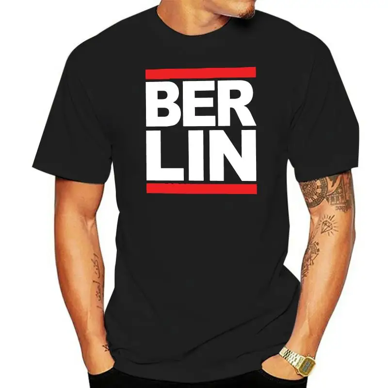Run Berlin T-Shirt Hauptstadt Deutschland Flughafen Fun DMC Hip Hop